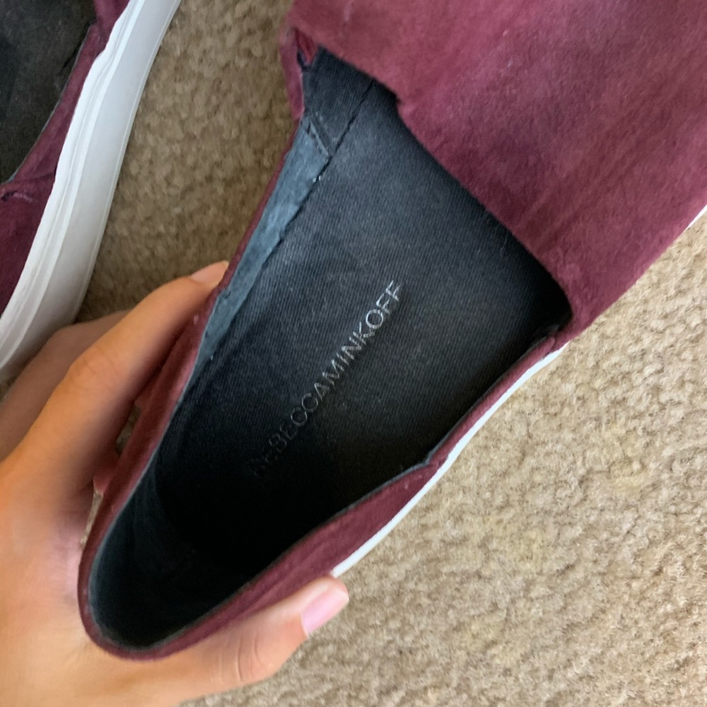 Rebecca Minkoff nana slip-on sneaker maroon - Picture 5 of 7
